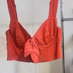 For Love And Lemons Coral Top